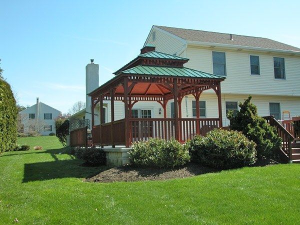 Wood Rectangle Gazebo 1